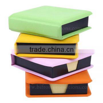 Color Leather Box With Calendar Sticky Custom Memo Pad photo-3