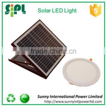 Solar Innovation Home Light New Version of Skylight Skytube 15 Watt Solar Panel Powered Flat Round LED Panel Light photo-3
