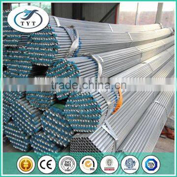 Precision En 10255 S195t Erw Hot Dip Galvanized Steel Pipe