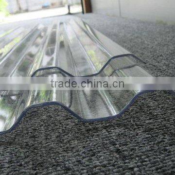 PC tinted plastic roofing sheet galvanized corrugated sheet 1mm corrugated PC steel roofing sheet