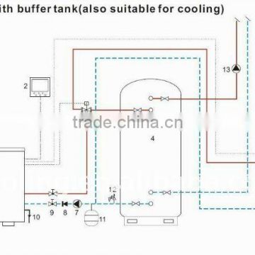 air water heat pump,DC inverter air water heat pump, air source heat pump water heater inverter