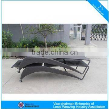 Elegant Outdoor Rattan Furniture Chaise Lounge Chair Sun Lounger photo-4