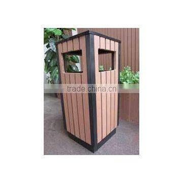 Best Quality Public Outdoor Square Garbage Can / Decorative Outdoor Garbage Can photo-6