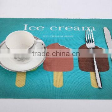 Store More Ice Cream Printing Colorful Textilene Place Mat