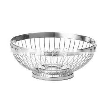 Hot Sale Different Size Round Shape Steel Wire Fruit Basket photo-3