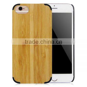 Universal PC Bottom Wooden Phone Case Natural Wooden Shell New Arrival Back Cover for IPhone 6 7 photo-2