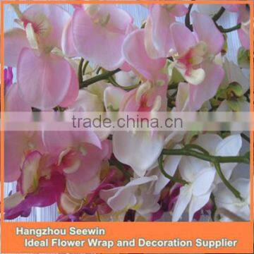 artificial flowers orchids for decoration