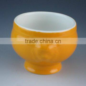 Small Casserole Without Lid 350 ml Glazed Porcelain Microwave Safety photo-3