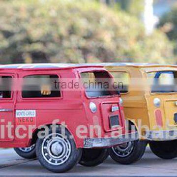 Vintage England Flag Off-road Vehicle Metal Handmade Model Car photo-5