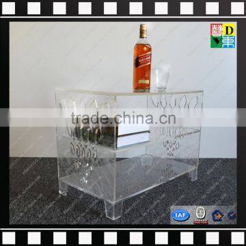 Luxury Living Room Furniture Square Acrylic Tea Table Modern PMMA Center Table From China Manufacturer photo-3