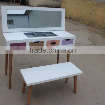 hot selling the new style dressing table,wooden dressing table,Folding dresser