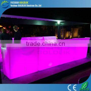 Music Control Illuminated Bar Furniture Set Commercial Bar Counters LED Mobile Bar Counter