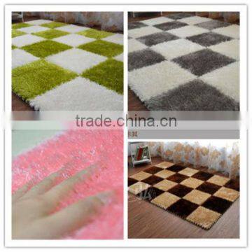 30x30cm DIY Size Color Fluffy Anti-skid Rug Dining Room Carpet Bedroom Floor Mat