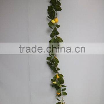 Artificial Lemon Garland With Lemon Fruits