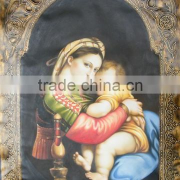 Handmade Saint Mary Oil Painting on Canvas