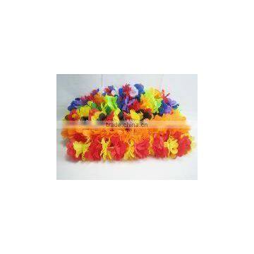 Hot Sale Cheap Customized Sports Fans Polyester Necklace/wreath, Flower Lei, Hawaii Flower Chain photo-5