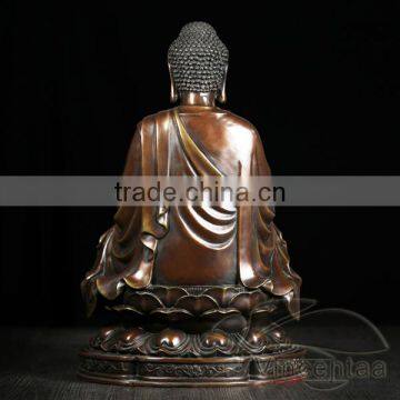 Whoelsale Antique High Quality Metal Craft Bronze Female Buddha Statue photo-5