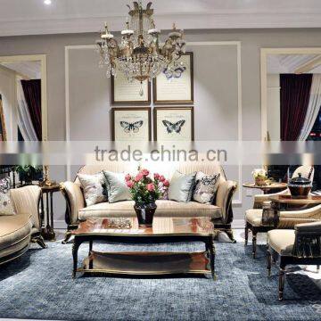 Royal Exquisite Victorian Style Brown Solid Wood TV Cabinet With Chinoiserie Silver and Bamboo Painting Decoration BF12-05314b photo-2