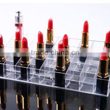 36 grid Lipstick display case plastic storage box for nail polish makeup cosmetic mascara