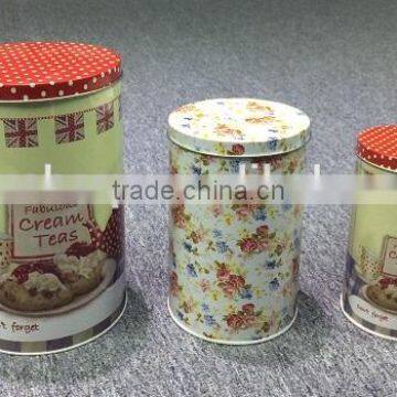 Set of 3 Round Shape Canister