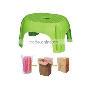 plastic kid's stool unfolding