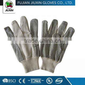 Jiuxin Straight Thumb Drill Cotton White Safety Hand Gloves photo-5