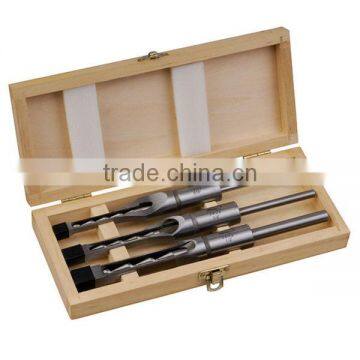 3pc Hollow Mortising Chisel Bit Set