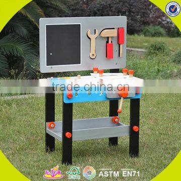 2017 Wholesale Kids Wooden Tool Table New Design Baby Wooden Tool Table Cheap Children Wooden Tool Table W03D070 photo-4