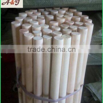 natural broom handles wholesale with one end flat