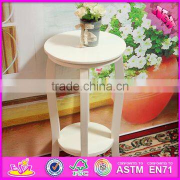 2016 Top Fashion 2 Tier White Wooden Flower Stand W08H055 photo-2