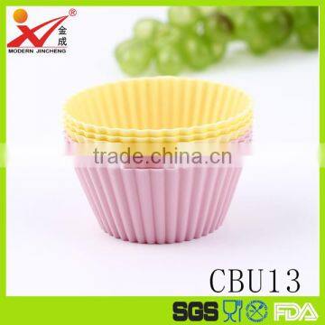 CBU13 6 PcsFlower Style Silicone Cake Mould