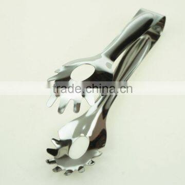 39013 Stainless Steel Kitchen Tongs BBQ Grill Food Salad Tongs Spaghetti Tongs photo-2