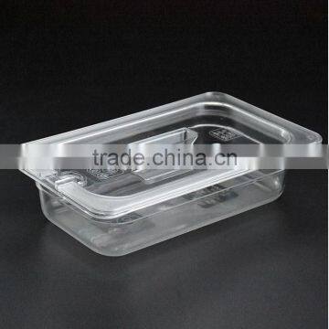 Full Arrange of Hotel Pan Size Clear Plastic PC Food GN Pans photo-6