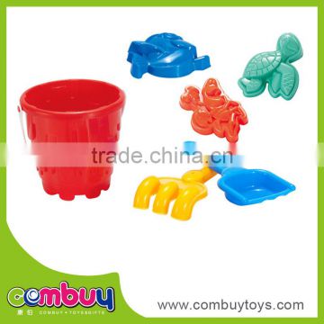 Top selling summer beach game tools toy plastic beach buckets wholesale