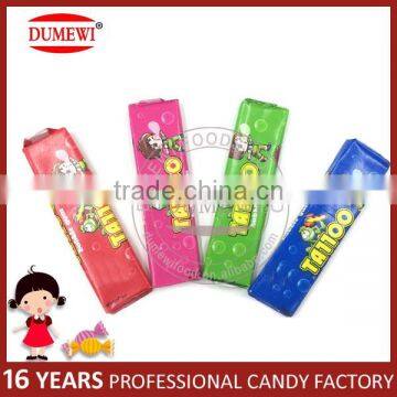 100PCS Bag Pack Assorted Fruit Sweet Sticker Tattoo Bubble Gum photo-6