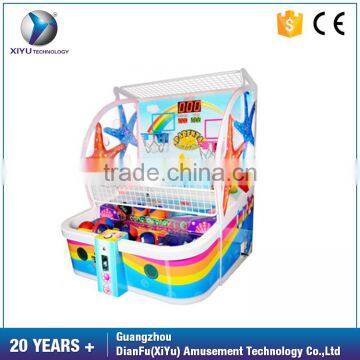 Electronic basketball game parents-child basketball machine twins children arcade redemption machines for sale