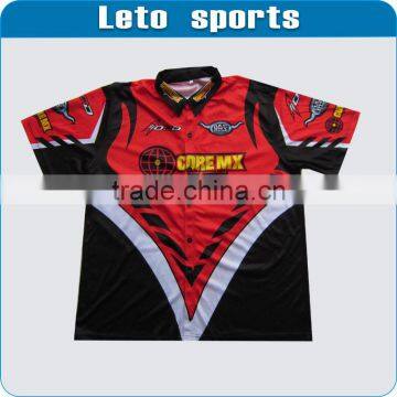 button up motorcycle Auto Racing wear 2014