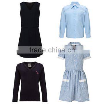 School girls cotton frocks uniform design