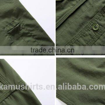 Coolmax Mens Long Sleeve Quick Dry Outdoor Fishing Shirts UV-protection Shirts