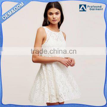 Autumn Women Fashion Lace Casual Dresses Half Sleeve Elegant One-piece Dress Woman