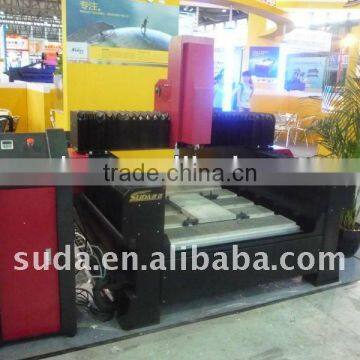 Whole steel structure fuselage cnc marble engraver machine