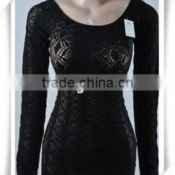 women's long sleeve with hollow out