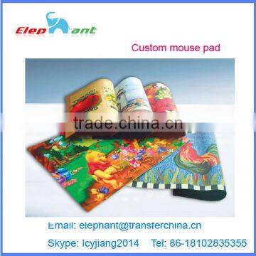 Factory manufacture custom logo printed rubber mouse pad