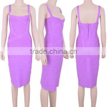 Yellow White Sky Blue 2015 New Fashion Knitted HL Knee Length Spaghetti Strap Package Hip Sexy Fashion Bodycon Dresses photo-6