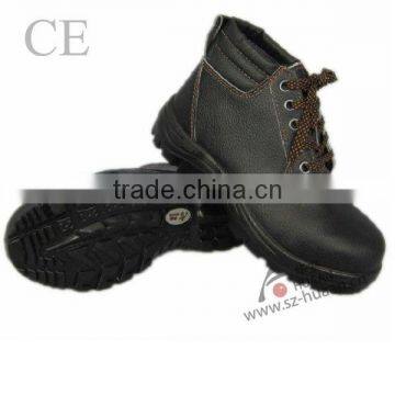 PU bottom senior head layer cowhide steel toe safety shoes from Huaan