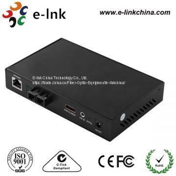 1-Ch HDMI Video + 1-Ch 10/100M Ethernet Over Fiber Extender photo-2