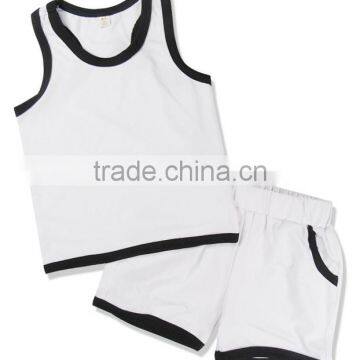 Custom Designer Baby Boutique Clothing Little Child Pajamas Cotton Spandex Blank Baby Fashion Pajamas photo-2