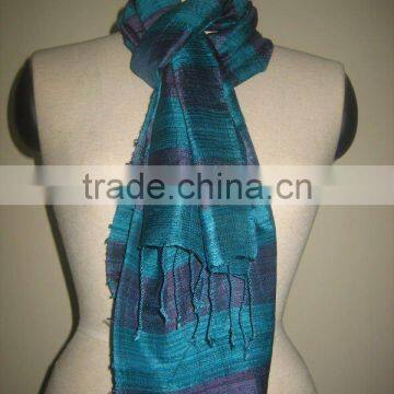 Raw Silk Scarf