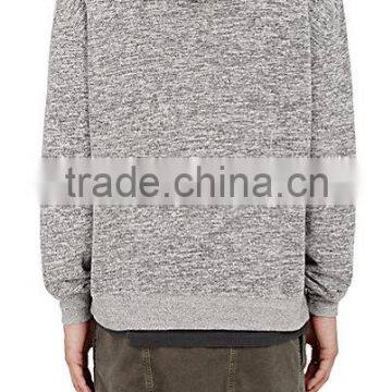 "Oversized Cropped" Cotton-Blend Hoodie photo-2