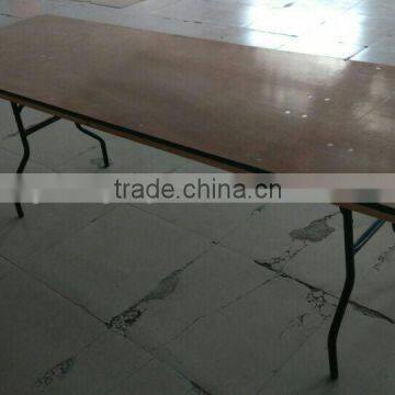 High Quality Plywood Folding Long Table/plywood Rectangular Banquet Table photo-6